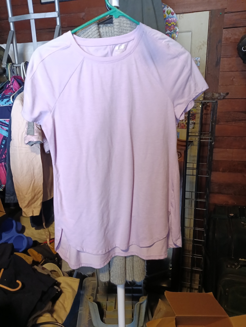 Avia Lavender Short Sleeve Athletic Tee